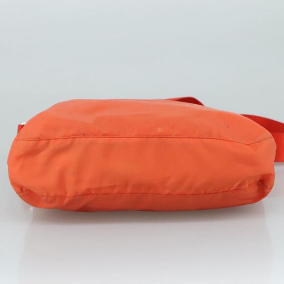 PRADA Shoulder Bag Nylon Orange Silver - Picture 9 of 9